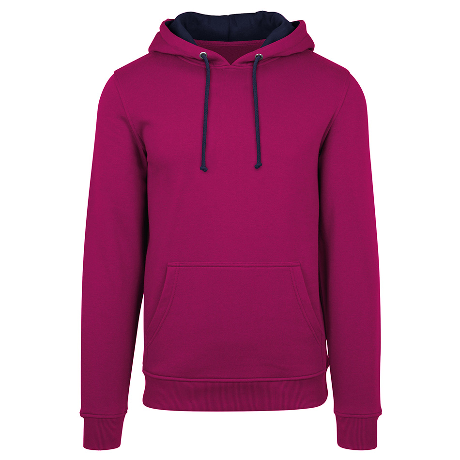 Sweat bicolore personnalisé hot-pink-french-navy