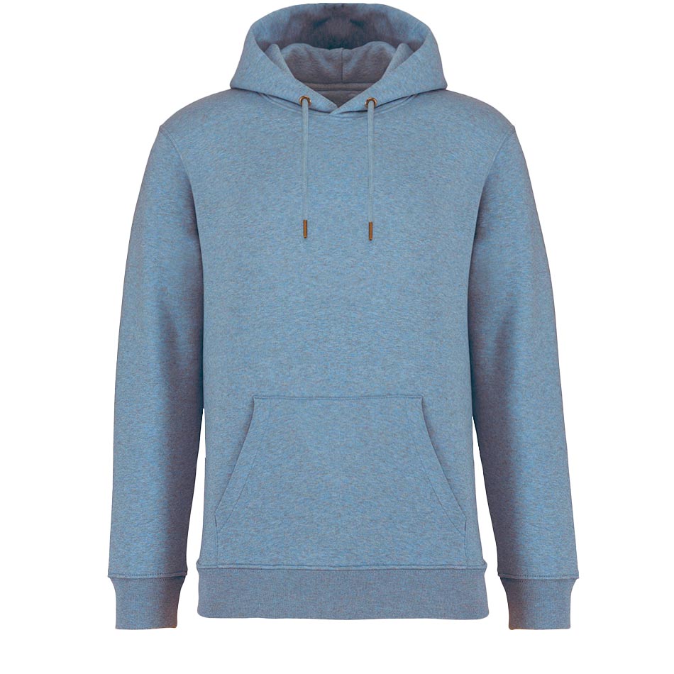 Sweat à personnaliser coton bio cool-blue-heather