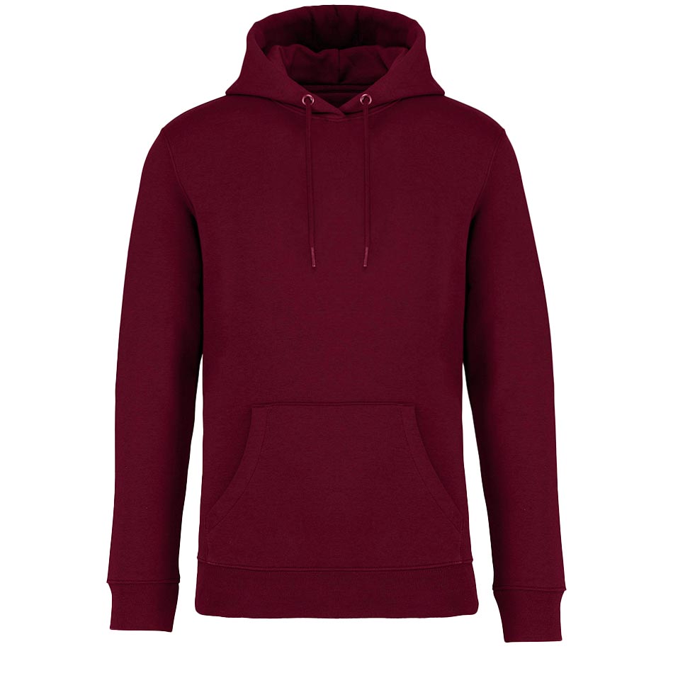 Sweat à personnaliser coton bio dark-cherry