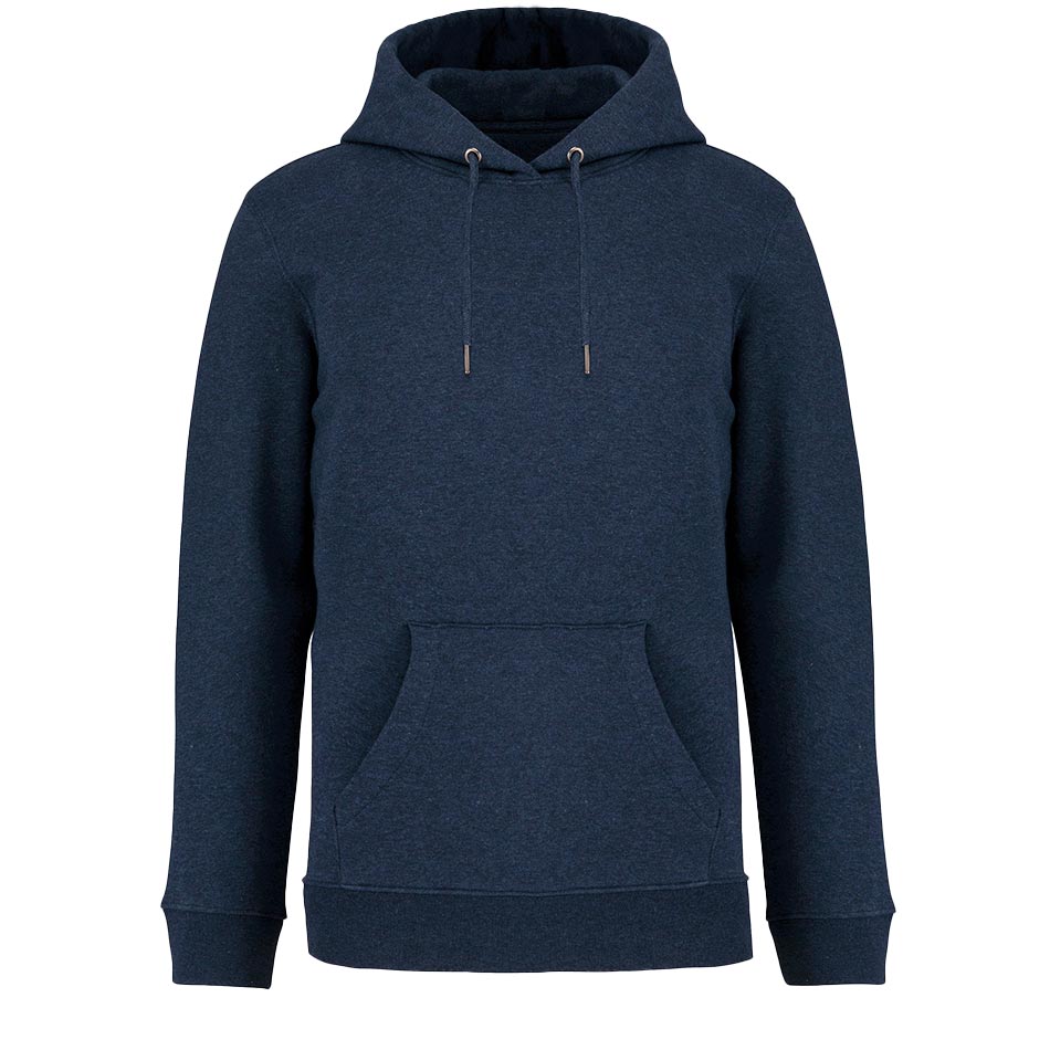 Sweat à personnaliser coton bio navy-blue-heather