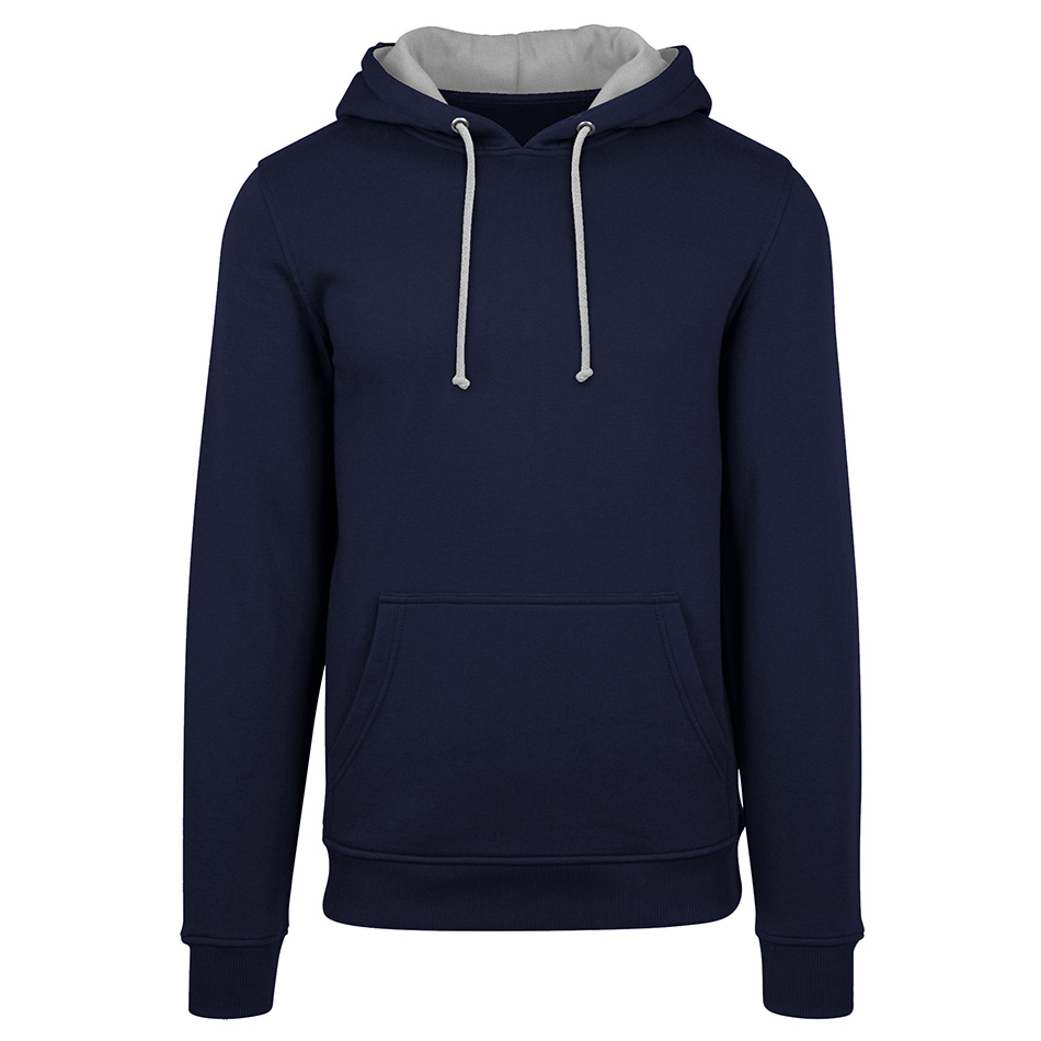 Sweat bicolore personnalisé new-french-navy-heather-grey