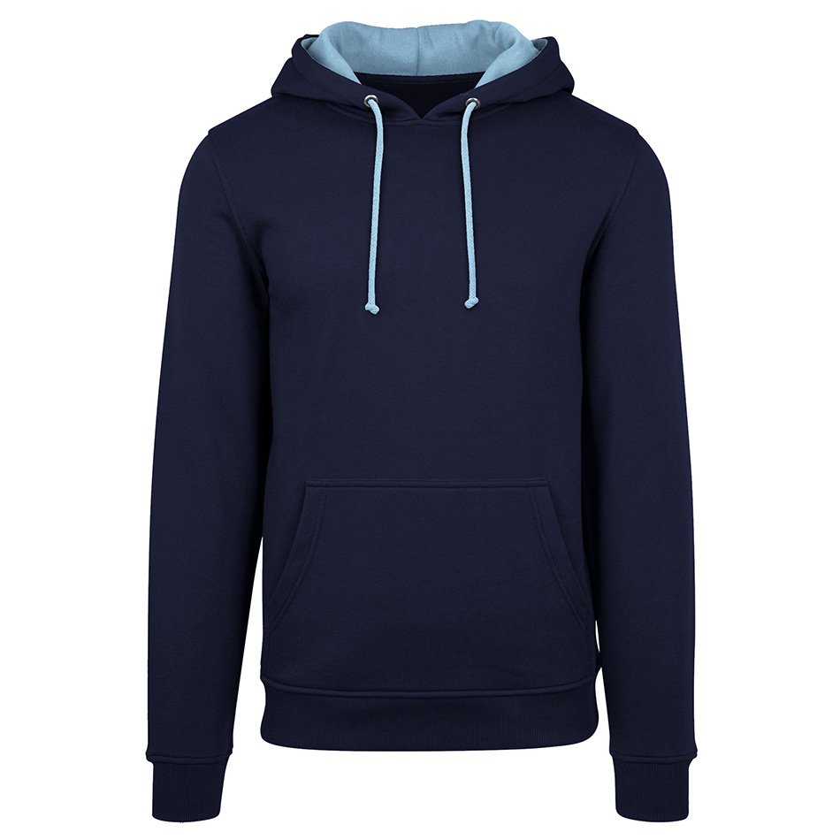 Sweat bicolore personnalisé new-french-navy-sky-blue