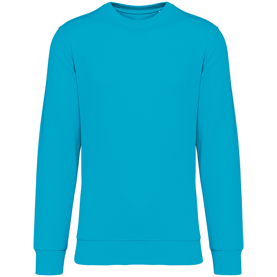 Pull personnalisé coton bio light-turquoise