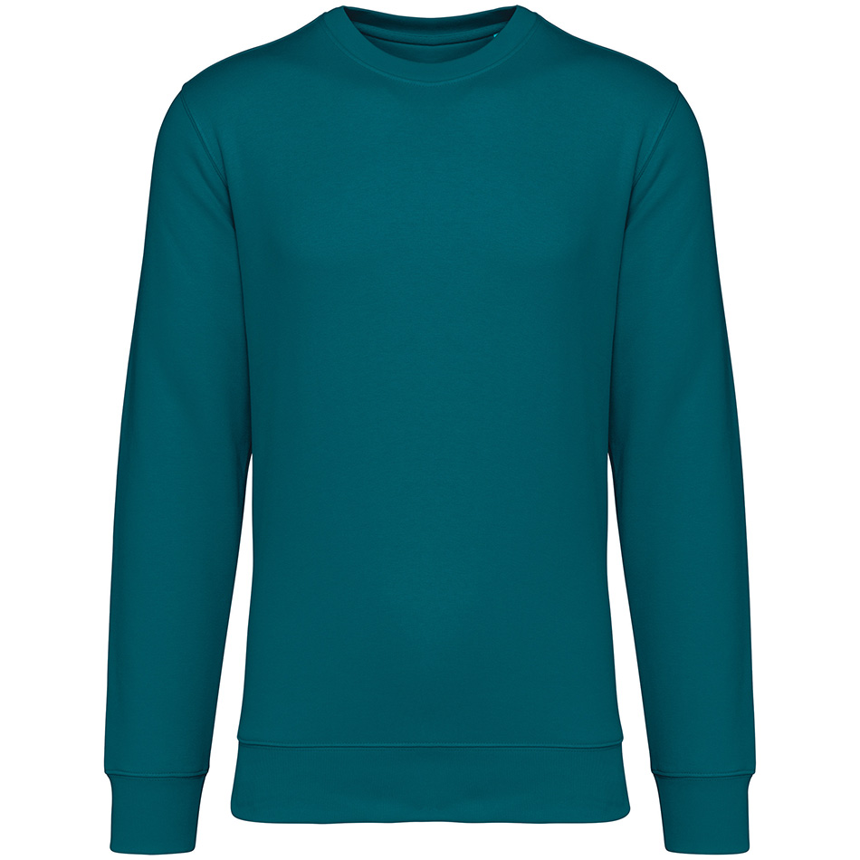 Pull personnalisé coton bio peacock-green