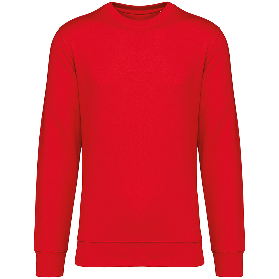 Pull personnalisé coton bio poppy-red