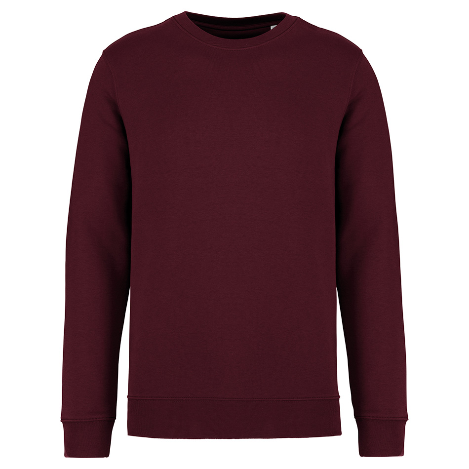 Pull personnalisé coton bio dark-cherry