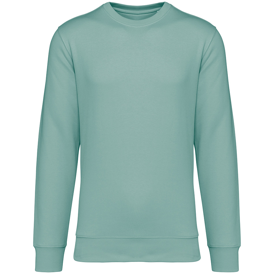 Pull personnalisé coton bio jade-green