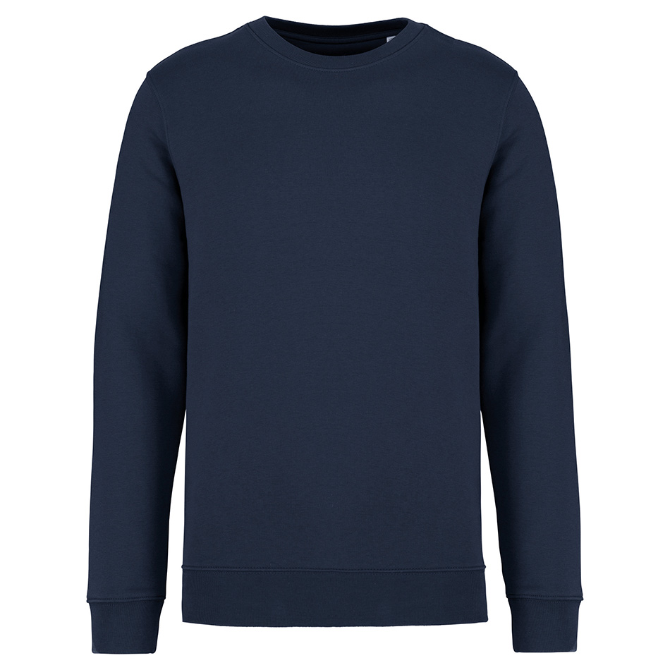 Pull personnalisé coton bio navy-blue