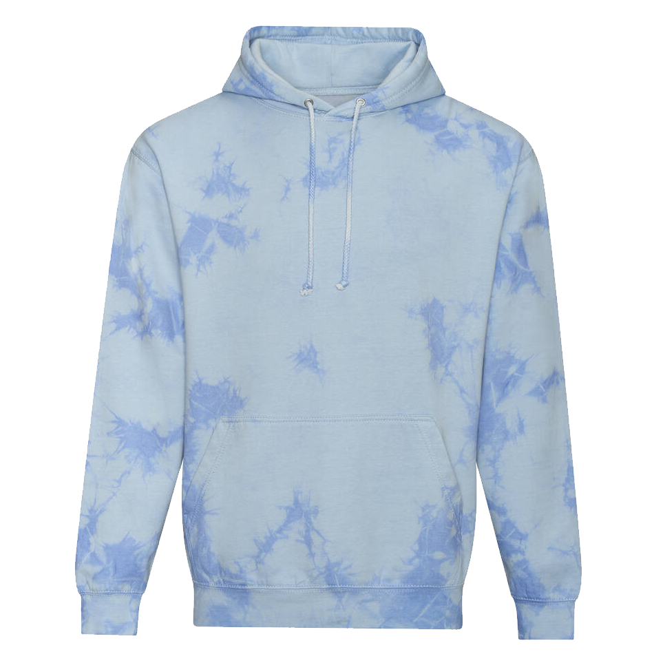 Sweat tie-dye personnalisable blue-cloud