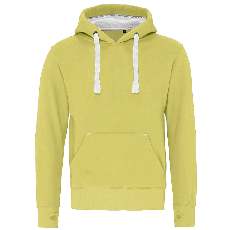 sweat à capuche personnalisable en polycoton yellow-lemon-drop-white-orchid