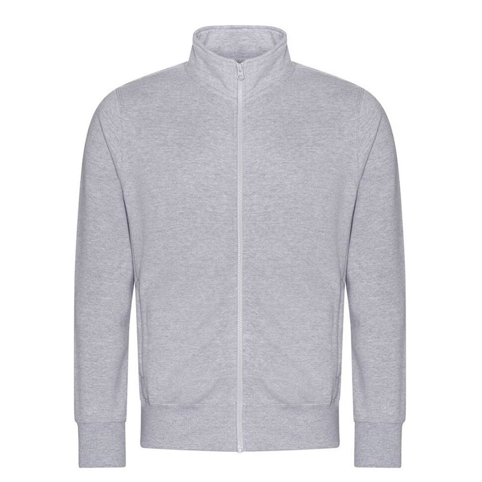 Pull zippé personnalisable heather-grey