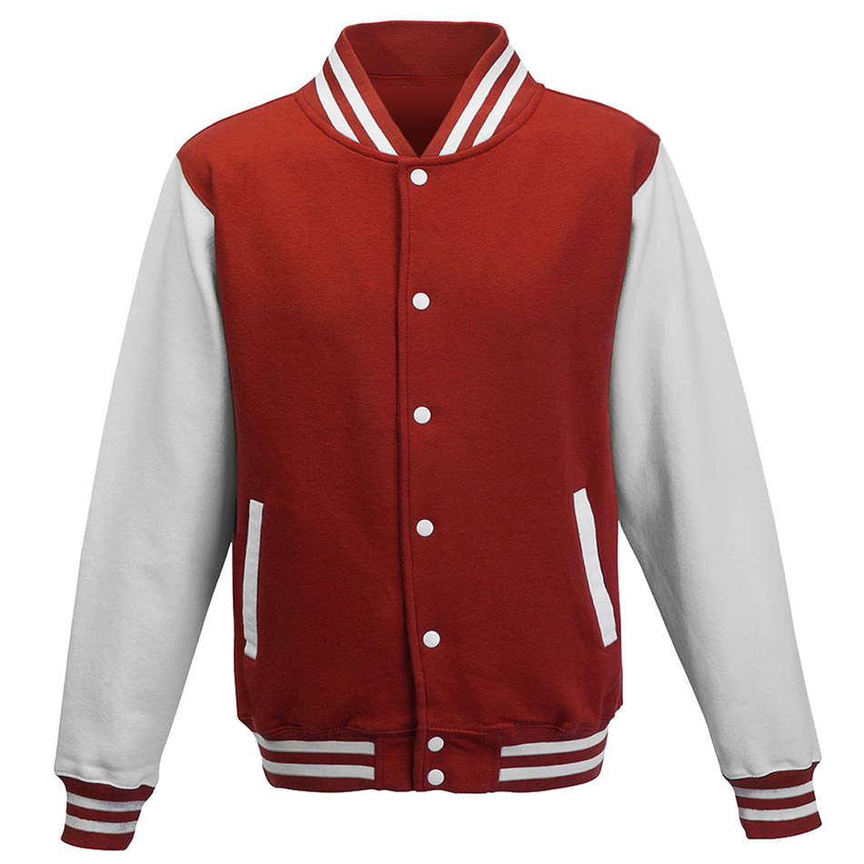 Veste teddy enfant personnalisable fire-red-artic-white