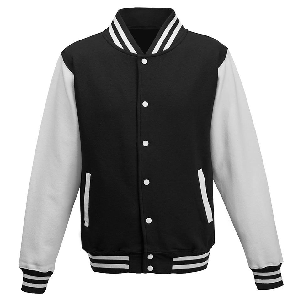 Veste teddy personnalisée jet-black-arctic-white