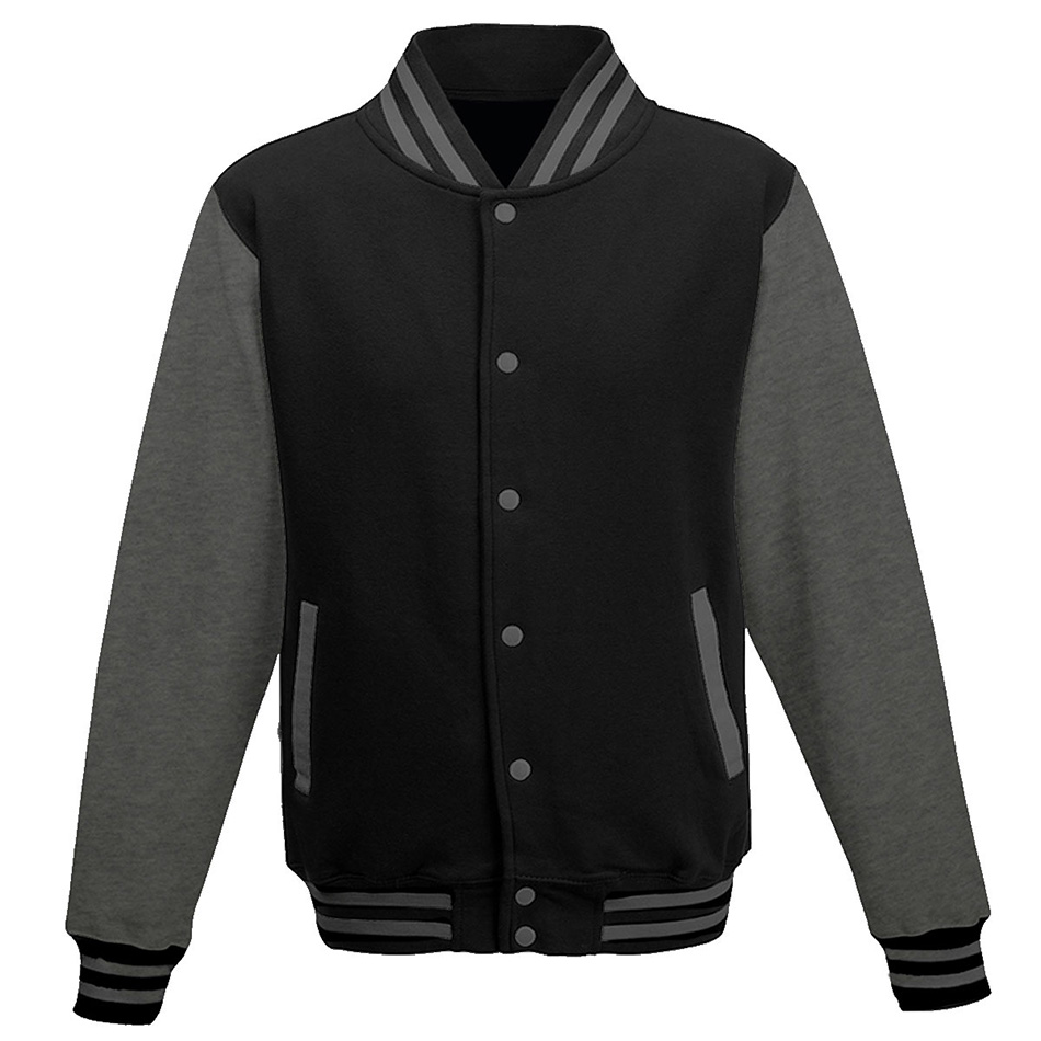 Veste teddy personnalisée jet-black-charcoal