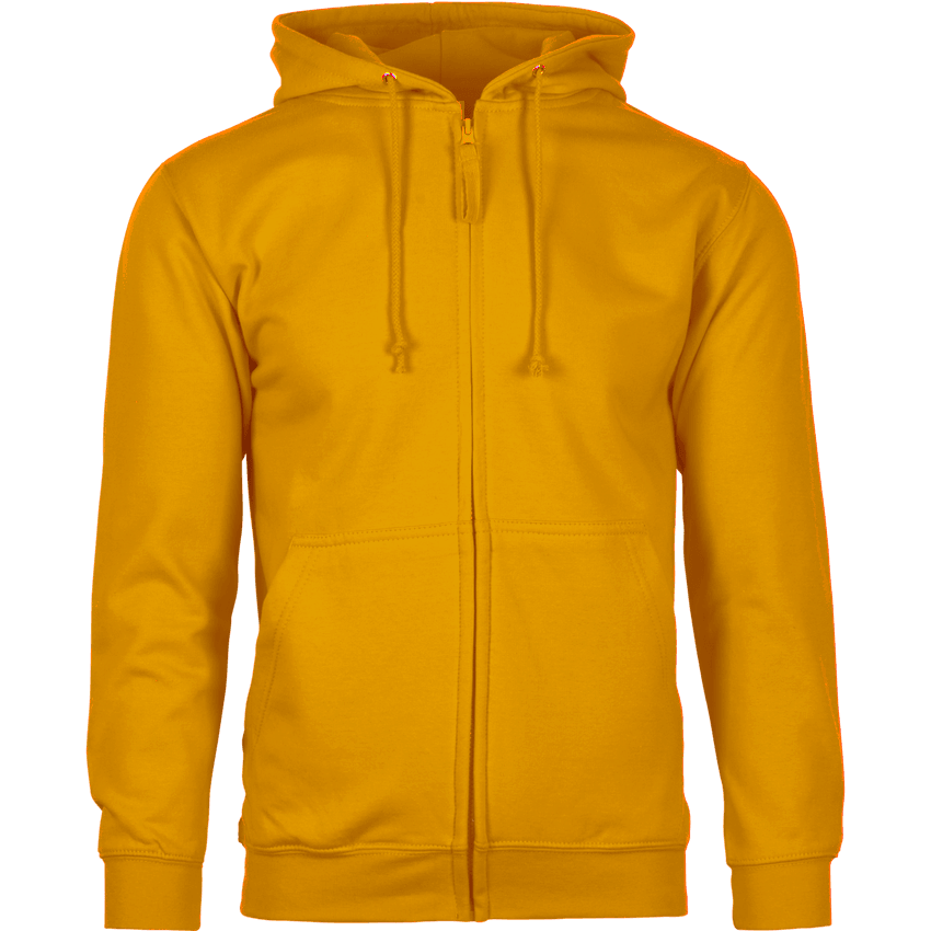 Veste à capuche personnalisée mustard