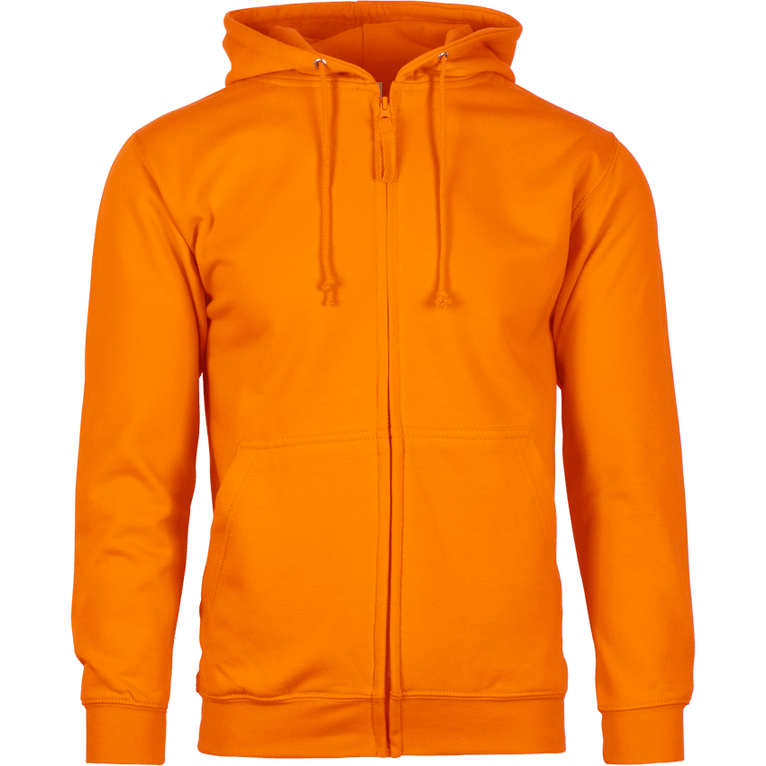 Veste à capuche personnalisée orange-crush