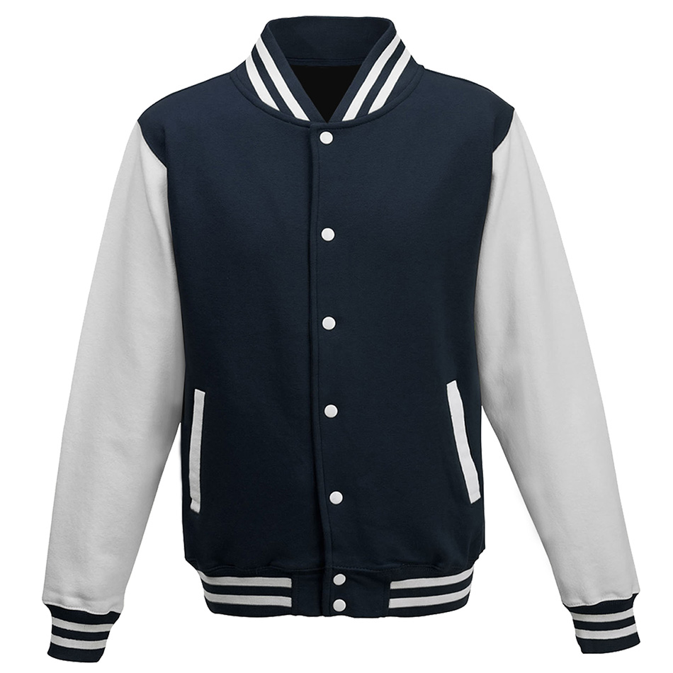 Veste teddy enfant personnalisable oxford-navy-artic-white