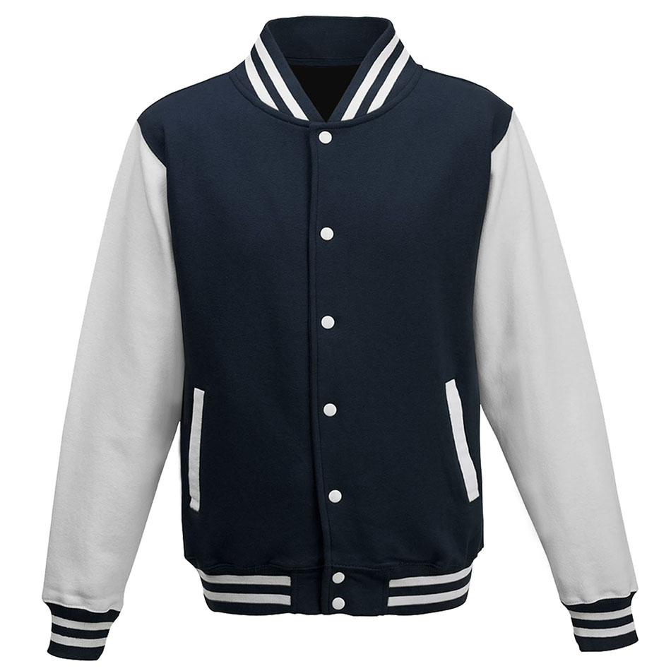 Veste teddy personnalisée oxford-navy-artic-white